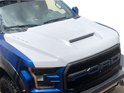 RK Sport 19014000 Fiberglass Ram Air Hood fits 2017-2020 Ford Raptor