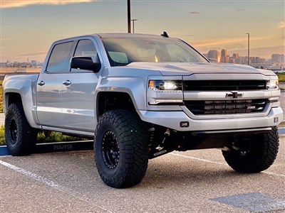 RK Sport Front & Rear Driver & Passenger Flared Fender Set for 2014-2018 Chevrolet Silverado 1500