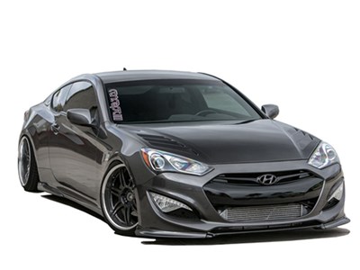 RK Sport 49011020 Hood with Carbon Fiber Top fits 2013-2016 Hyundai Genesis Coupe