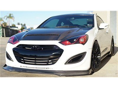 RK Sport 49012001 Carbon Fiber Front Lip fits 2013-2016 Hyundai Genesis Coupe