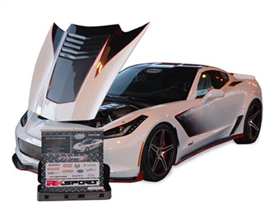 RK Sport 52012000 Extractor Hood with Carbon Fiber Top fits 2014-2019 Chevrolet Corvette C7