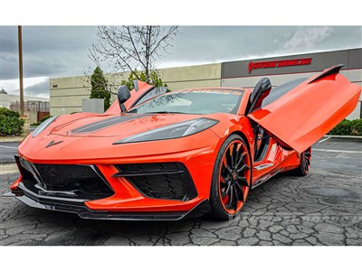 Vertical Doors VDCCHEVYCORZLRC820 ZLR McLaren Style Vertical Door Kit 2020-up Corvette C8