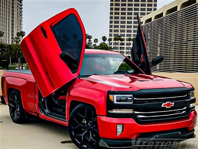 Vertical Doors VDCCHEVYSILVER14 Lambo Vertical Door Kit for 2014-2018 Chevrolet Silverado