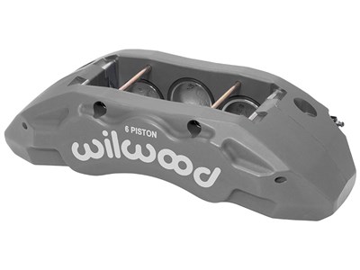 Wilwood 120-14599 TX6R Caliper Right-Hand Gray Ano, 1.62/1.38/1.38" Pistons, 1.38" Disc