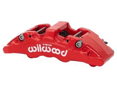 Wilwood 120-17294-RD AERO-DM Caliper Ford Bronco/Ranger, Right-Hand, Red, 1.75/1.62/1.62 Pistons, 1.