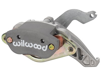 Wilwood 120-17476 MC4 Mechanical Parking Brake Caliper RH Gray Anodized w/LH Lever, 1.19" Piston