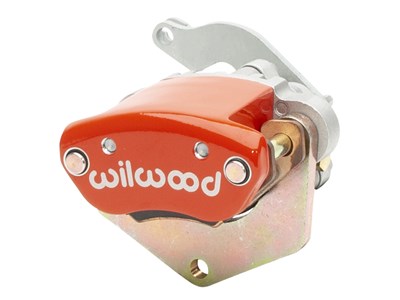 Wilwood 120-17477-RD MC4 Mechanical Parking Brake Caliper LH, Red w/LH Lever, 1.19" Piston