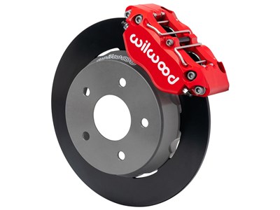 Wilwood 140-17568-R Front Big Brake Kit, Red, Plain Rotors, 2022-up Polaris RZR Turbo & Pro R 5-Lug