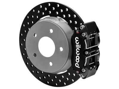 Wilwood 140-17735-D Rear Big Brake Kit, Black, Drilled, 2022-up Polaris RZR Turbo & Pro R 5-Lug