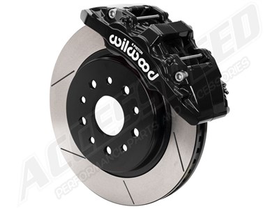 Wilwood 140-17760 AERO6-DM Front 13.38" Big Brake Kit Black Slotted for 2013-2018 Ram 1500