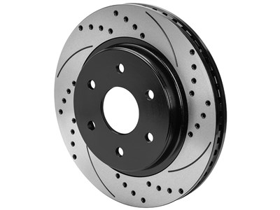 Wilwood 160-17372-BK SRP Drilled Rotor & Hat, Right-Hand, 13.38x 1.25, 6x5.50