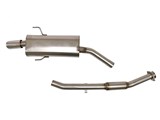 BBE FBMW-0200 Cat-Back Exhaust 3" Single Round Rolled-Edge Tip for 1992-1998 BMW 318i / BBE FBMW-0200 BMW 318i Cat-Back Exhaust