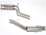 BBE FBMW-0350 Cat-Back Exhaust 3" Single Side Twin Round Rolled-Edge Tips for 1994-1995 BMW 530i / BBE FBMW-0350 BMW 530i Cat-Back Exhaust