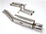 BBE FBMW-0370 Cat-Back Exhaust 3" Twin Round Rolled-Edge Tips for 1994-1995 BMW 540i / BBE FBMW-0370 BMW 540i Cat-Back Exhaust