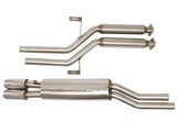 BBE FBMW-0700 Cat-Back Exhaust 3" Single Side Twin Round Tips for 1977-88 BMW 630, 633, 635 / BBE FBMW-0700 BMW 630, 633, 635 Cat-Back Exhaust