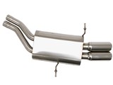 BBE FBMW-1005 Cat-Back Exhaust 3" Single Side Twin Round Tips for 2001-2006 BMW 325i, 325xi / BBE FBMW-1005 BMW 325i, 325xi Cat-Back Exhaust