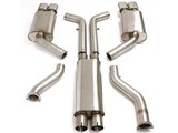 BBE FCOR-0005 3" Cat-Back Exhaust 4-1/2" Quad Rolled Oval Tips for 1990-1991 Corvette C4 ZR1 / BBE FCOR-0005 Corvette C4 ZR1 Cat-Back Exhaust