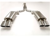 BBE FCOR-0070 2.5" Cat-Back Exhaust (4-Bolt flange) 4-1/2" Quad Oval Tips for 1984-1985 Corvette C4 / BBE FCOR-0070 Corvette C4 Cat-Back Exhaust