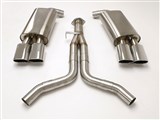 BBE FCOR-0071 2.5" Cat-Back Exhaust (2-Bolt flange) 4-1/2" Quad Oval Tips for 1986-1991 Corvette C4 / BBE FCOR-0071 Corvette C4 Cat-Back Exhaust