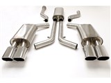 BBE FCOR-0360 2.5" Cat-Back Exhaust 4-1/2" Quad Rolled Oval Tips for 1996 Chevrolet Corvette C4 / BBE FCOR-0360 Corvette C4 Cat-Back Exhaust