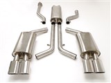 BBE FCOR-0365 2.5" Cat-Back Exhaust 4-1/2" Quad Rolled Oval Tips for 1996 Chevrolet Corvette C4 / BBE FCOR-0365 Corvette C4 Cat-Back Exhaust