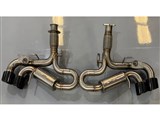 BBE FCOR-0701 Fusion Exhaust System (ALL ValveS) 4-1/2" Round Black Tips for 2020-up Corvette C8 / BBE FCOR-0701 Chevrolet Corvette C8 Exhaust System