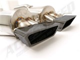 BBE FCOR-0726 Fusion Exhaust System (ALL ValveS) Black Speedway Tips for 2020-up Corvette C8 / BBE FCOR-0726 Chevrolet Corvette C8 Exhaust System