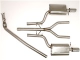 BBE FPIM-0504 Cat-Back Exhaust 3-1/2" Twin Round Tips for 2005-2008 Audi A4 Quattro B7 Tiptronic / BBE FPIM-0504 Audi A4 Quattro B7 Cat-Back Exhaust