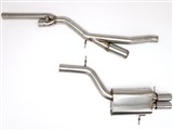 BBE FPIM-0530 Sport Cat-Back Exhaust 3-1/2" Single Side Twin Round Tips for 2000-2002 Audi S4 B5 / BBE FPIM-0530 Audi S4 B5 Cat-Back Exhaust