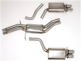 BBE FPIM-0570 Stealth Cat-Back Exhaust 3-1/2" Quad Round Double-Wall Tips for 2008-2012 Audi S5 4.2L / BBE FPIM-0570 Audi S5 4.2L Cat-Back Exhaust