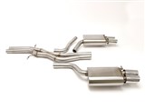 BBE FPIM-0575 Sport Cat-Back Exhaust 3-1/2" Quad Round Double-Wall Tips for 2008-2012 Audi S5 4.2L / BBE FPIM-0575 Audi S5 4.2L Cat-Back Exhaust