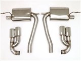 BBE FPOR-0925 Cat-Back Exhaust 4-1/2" Quad - Oval Tips for 2003-2006 Porsche Cayenne Twin-Turbo / BBE FPOR-0925 Cayenne Twin-Turbo Cat-Back Exhaust