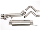 BBE FTRU-0438 Cat-Back Exhaust 4" Twin Round Double-Wall Tips for 2006-2007 Ram SRT-10 / BBE FTRU-0438 Ram SRT-10 Cat-Back Exhaust