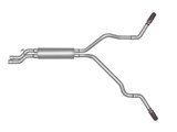 Gibson 5009 Dual Extreme Aluminized Catback Exhaust for 2001-2006 Silverado/Sierra 2500/3500 6.0-8.1 / Gibson  5009 Chevrolet/GMC Catback Exhaust