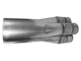 Kooks 9909HM Stainless Steel 2" x 4" Hand-Formed True Merge Exhaust Collector / Kooks 9909HM Stainless Steel 2" x 4" Collector