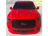 RK Sport 19016000 Ram Air Hood with fiberglass V1 fits 2015-2020 Ford F-150 / RK Sport 19016000 Ram Air Hood - Fiberglass V1