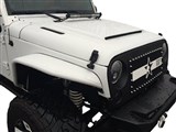 RK Sport 48012000 Ram Air Hood with fiberglass fits 2013-2018 Jeep Wrangler / RK Sport 48012000 Ram Air Hood - FG