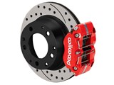 Wilwood 140-16682-DR NDPR 11.42" Rear Big Brake Kit With Lines, Drilled, Red, 1984-1989 Porsche 911 / Wilwood 140-16682-DR NDPR 11.42" Rear Brake Kit